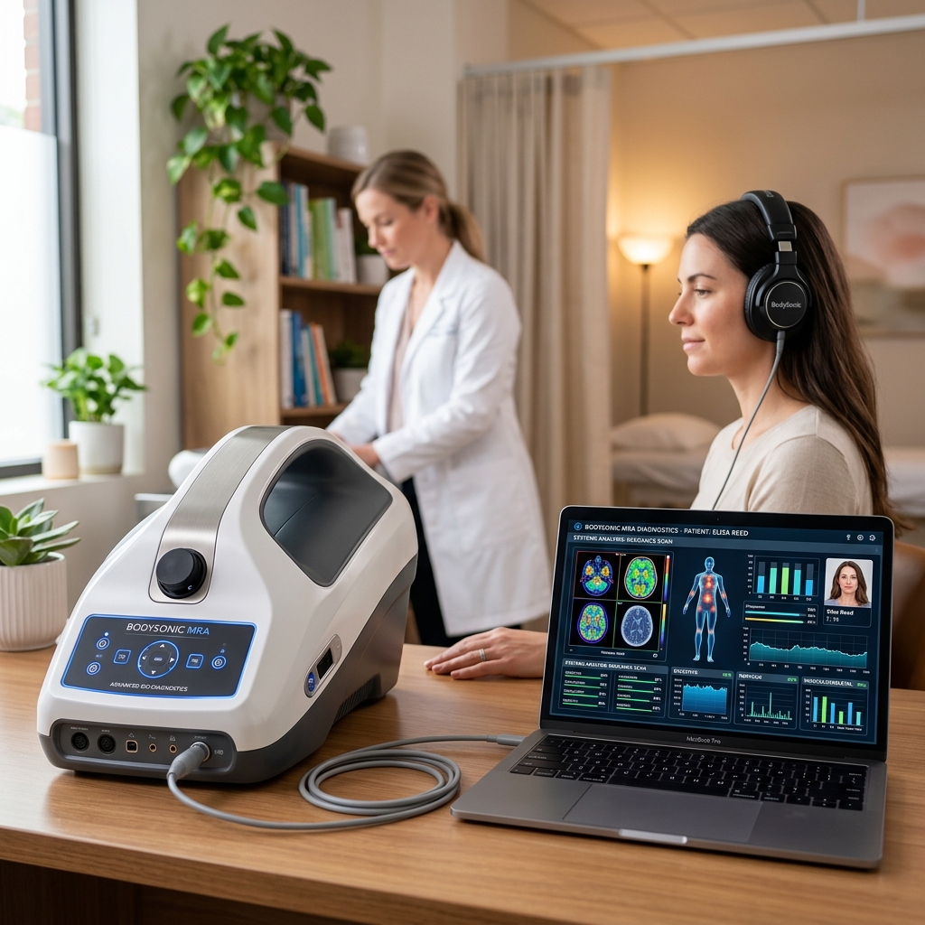 BodySonic MRA diagnostic scanning device