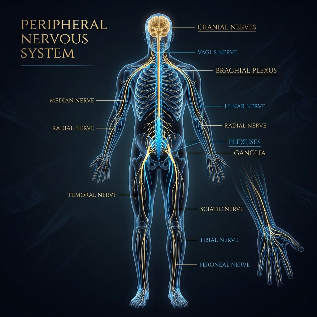 Human peripheral nervous system
