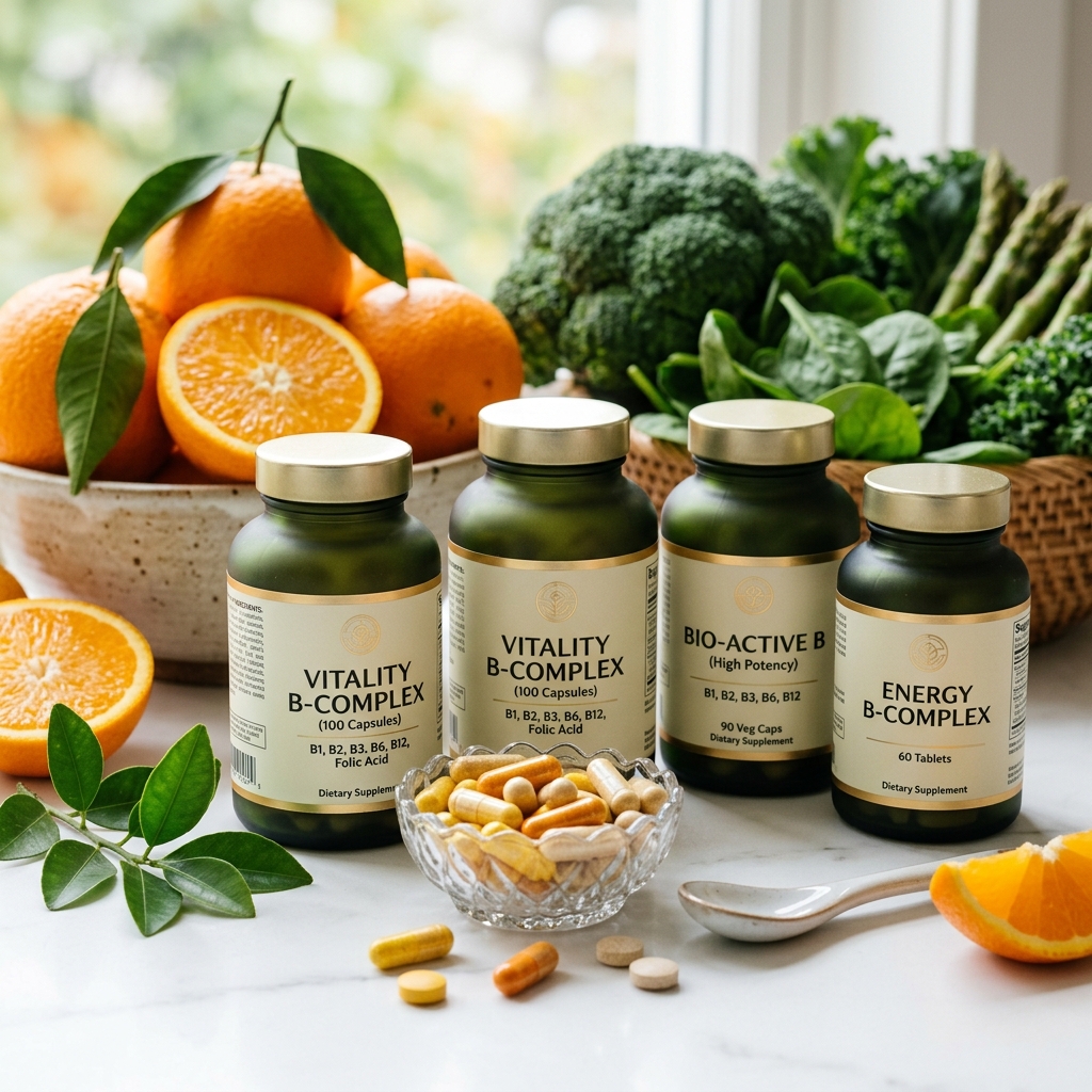 Vitamin B complex supplements