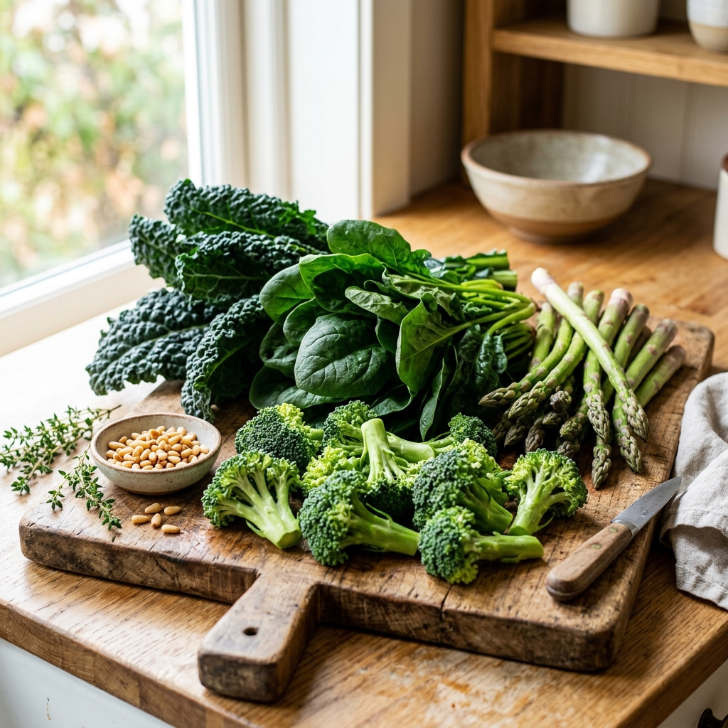 Vegetables rich in Vitamin K
