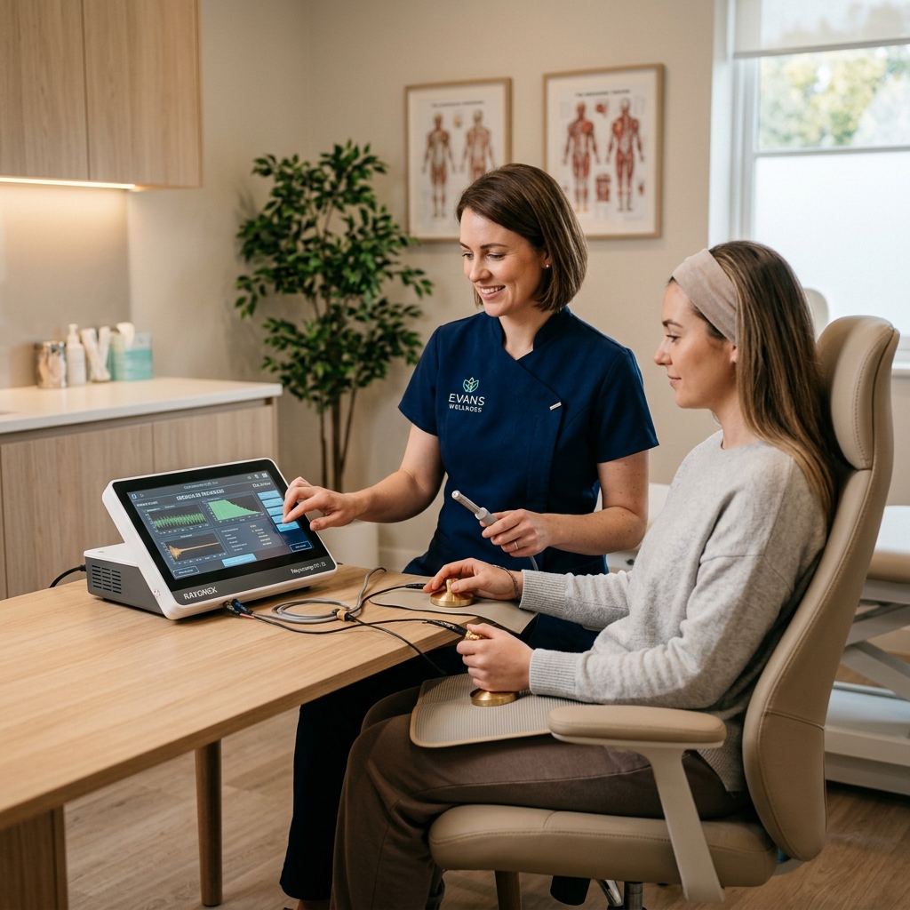 Bioresonance wave therapy practitioner