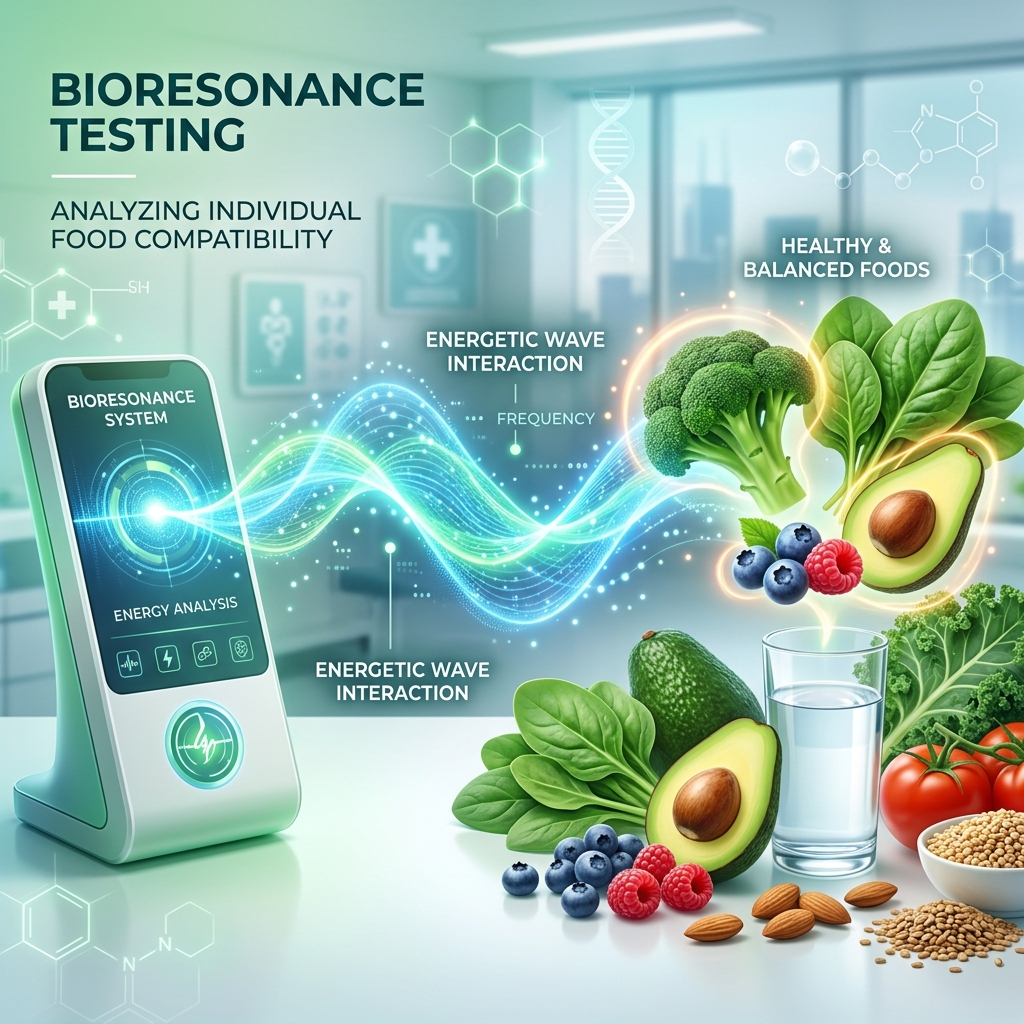 Bioresonance food sensitivity testing graphic