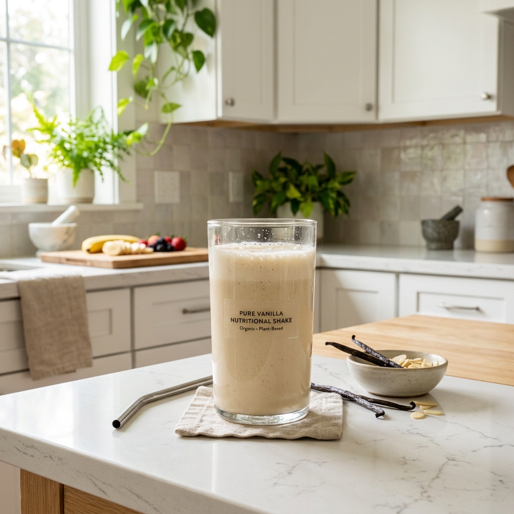 Premium vanilla nutritional shake