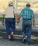 Bone Health -Oldies holding hands